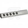 BachmannCASIA socket strip for wall and corner mount. 923.007 4x Schuko, 1x rocker switch,