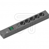 BachmannCONNECT LINE Steckdosenleiste schwarz 420.0022 5xSchuko mit Schalter und Überspannungsschutz
