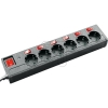 MPI GmbH6-way socket strip with main and 6 individual switches GNB(6)KS06Article-No: 047800