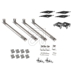 Engel Lighting GmbHHelios East-West flat roof mounting set, silver 17314Article-No: 050125