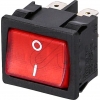 inter BärBuilt-in rocker switch.22x19mm black/red 3628-295.22 illuminated