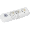 Panasonic3-fa. Socket strip white with switch WLTA04302WH-EU1Article-No: 064340
