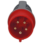 PCECEE plug 32A 5-pin. GRIP TT 0253-6tt with screwless connection technologyArticle-No: 072835