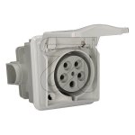 PCECEE flush-mounted socket 16A 5-pin IP44 885-6v U51V33Article-No: 072960