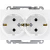 PanasonicKarre 55 double socket white WDTT02052WH-EU1Article-No: 076105