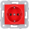 EGBSchuko socket red 90961908-DE