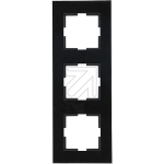 Panasonicacrylic glass frame triple black 92190023-DE