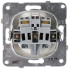 EGBKarre Schuko combination socket silver 92105042/92512042Article-No: 079685