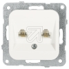 EGBElegant standard connection socket ISDN UAE 6/6 pure white 91511033/92542033Article-No: 080435