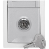 EGBPacific FR Schuko socket lockable lock 6 gray 90591046-DE