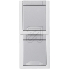 EGBPacific FR Schuko socket 2-way vertical gray 90591086-DE