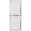 EGBPacific FR Schuko socket 2-way vertical white 90591186-DE