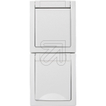 EGBPacific FR Schuko socket exchangeable. vertical white 90591198-DE (90591180-DE)