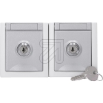 EGBPacific FR 2-way socket horizontally lockable. Lock 4 gray 90591074-DE