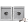 EGBPacific FR 2-way socket horizontally lockable. Closure 5 gray 90591075-DE
