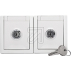 EGBPacific FR 2-way socket horizontally lockable. Closure 1 white 90591171-DE