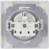 EGBV55 socket outlet with full plate, pure white