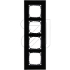 EGBV55 4-way black glass frame