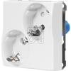 KleinDouble socket pure white KEUC45/04Article-No: 089200
