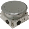 KleinFloor wall socket IP20 KBD45R101/266 stainless steel, D = 140mm (1xSchuko)Article-No: 089465