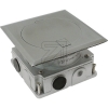 KleinFloor wall socket IP20 KBD45101/266 stainless steel, 140x140 (1x Schuko)Article-No: 089480