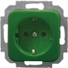 KleinSI-Kombi-Steckdose grün KEUC/13 besteht aus KEUC/13 und KEUC/EArtikel-Nr: 090360