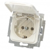 KleinSI socket outlet with hinged cover KEUK/12 consists of KEUK/12 and KEUC/E