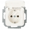 KleinSI socket outlet with hinged cover KEUK/14 consists of KEUK/14 and KEUC/E