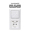 2USBSchuko socket 2USB inCharge PRO 55 pure white VDE, 32mmArticle-No: 101610