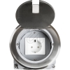 LEDmaxxFloor recessed box stainless steel round STA1X1RU 1x socketArticle-No: 102215