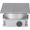 LEDmaxxFloor installation box stainless steel 1x socketArticle-No: 102220