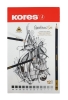 KoresPencil Art set with 12 pencils of different degrees of hardnessArticle-No: 9023800921628