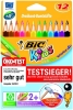 BICColoured pencil Ecolution 12pcs kids triangular blister 8297359Article-No: 3086124001632