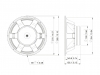 LAVOCEWXF15.400 15 Woofer Ferrite Magnet Aluminium Basket DriverArticle-No: 12602550