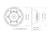 LAVOCESAF184.04 21 Subwoofer Ferrite Magnet Aluminium Basket DriverArticle-No: 12602552