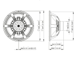 LAVOCESAN214.50-4 21  Subwoofer Neodymium Magnet Aluminium Basket Driver
