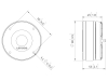 LAVOCEDF10.14 1 Compression Driver Ferrite MagnetArticle-No: 12602714