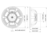 LAVOCESAN184.50iP 18 Subwoofer Neodymium Magnet Aluminium Basket DriverArticle-No: 12602824