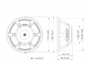 LAVOCEWAF153.02 15  Woofer Ferrite Magnet Aluminium Basket Driver