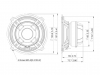 LAVOCECSF051.21 5 Coaxial Ferrite-Neodymium Magnet Steel Basket DriverArticle-No: 12603012