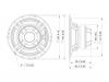 LAVOCECSF061.21 6.5 Coaxial Ferrite-Neodymium Magnet Steel Basket DriverArticle-No: 12603013
