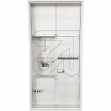 SchieglMeter cabinet AZ 22S complete 50A 1 meter/1 distribution fieldArticle-No: 133815