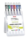 PentelInk rollerball pen Liquid Gel Energel 6-piece case BL776 BL77-6Article-No: 4016284347287