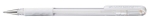 PentelInk rollerball pen Hybrid K118W white rubber grip zone K118-LWArticle-No: 3474377922437