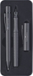 Faber CastellGift set Grip Edition fountain pen M and ballpoint pen black 201626Article-No: 4005402016266