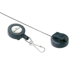 DURABLEID card holder yo-yo with snap hook, 80cm, 10 pieces, anthracite 8221 58-Price for 10 pcs.Article-No: 4005546802008