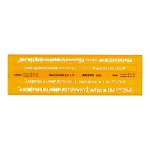 ARISTOSchriftschablone Duo Combi 3,5/5mm, ISO3098-1/DIN6776, für Pigmentliner ARISTO AH5305Artikel-Nr: 9003182053056