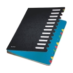 LEITZDesk folder colored 1-12, 12 compartments, Pendarec cardboard, black 5912-00-95Article-No: 4002432341054