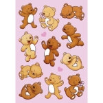 HERMASticker bear with heart, sponge, 11 pieces HERMA 6399 6399Article-No: 4008705063999