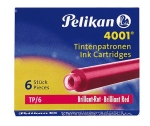 PelikanInk cartridge 4001 Tp6 Red 301192-Price for 6 pcs.Article-No: 4012700301192
